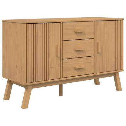 Skjenk Brun OLDEN 114x43x73,5cm heltre furu