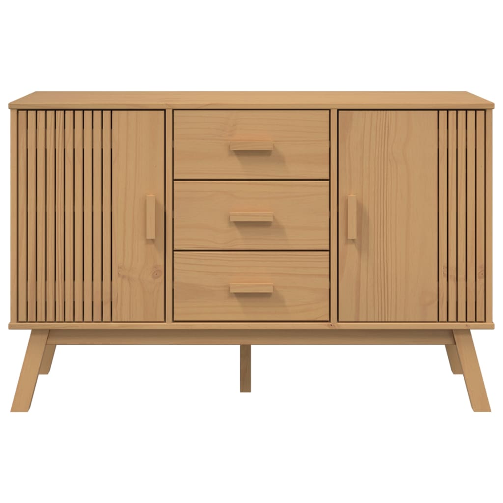 Skjenk Brun OLDEN 114x43x73,5cm heltre furu