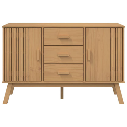 Skjenk Brun OLDEN 114x43x73,5cm heltre furu