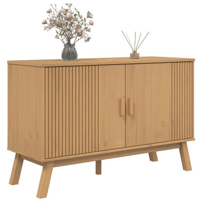Skjenk Brun OLDEN 114x43x73,5cm heltre furu
