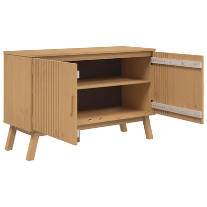 Skjenk Brun OLDEN 114x43x73,5cm heltre furu