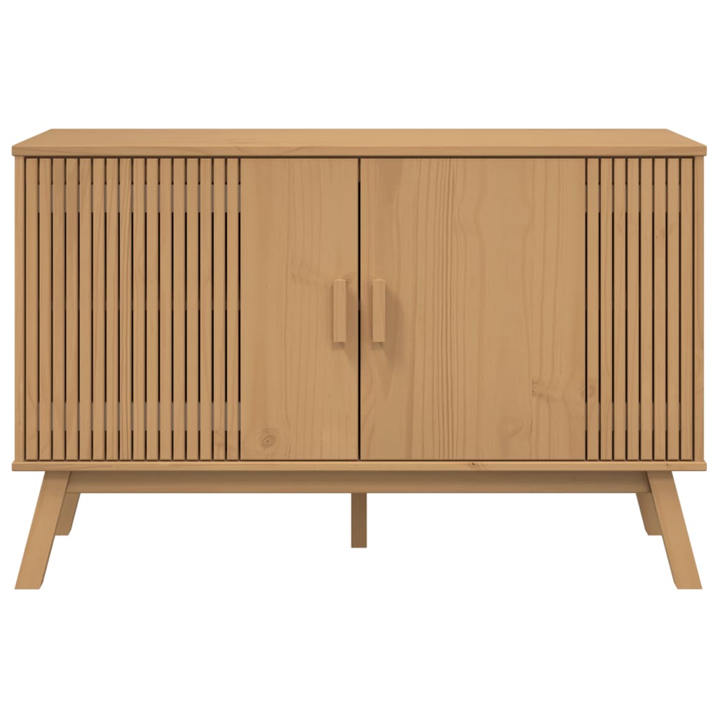 Skjenk Brun OLDEN 114x43x73,5cm heltre furu