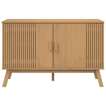 Skjenk Brun OLDEN 114x43x73,5cm heltre furu