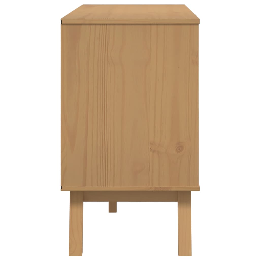 Skjenk Brun OLDEN 114x43x73,5cm heltre furu