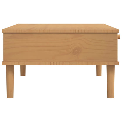 Salongbord Sofabord Tre Heltre SENJA rotting-utseende Brun 100x55x33 cm
