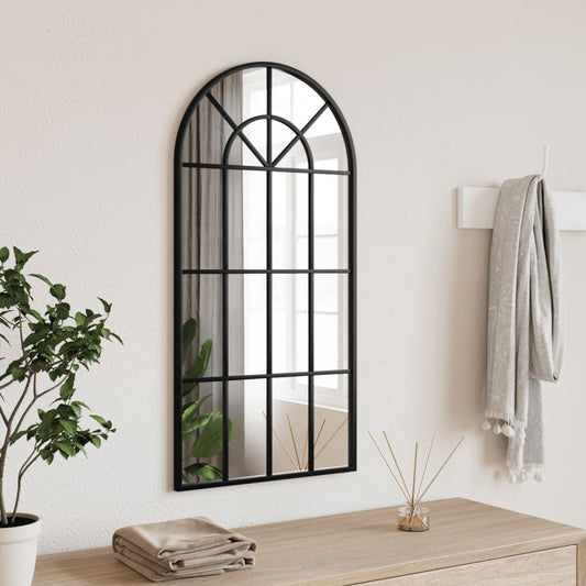 Veggspeil Svart 40x80 cm buet jern