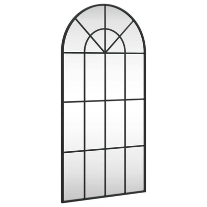 Veggspeil Svart 50x100 cm buet jern