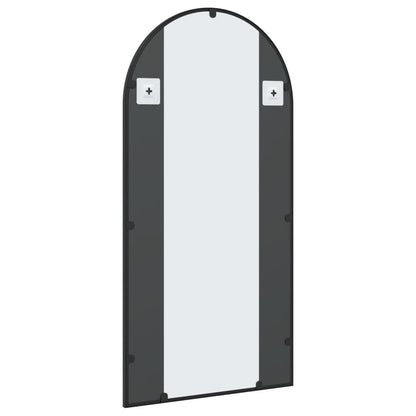 Veggspeil Svart 50x100 cm buet jern