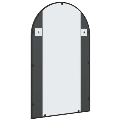 Veggspeil Svart 60x100 cm buet jern