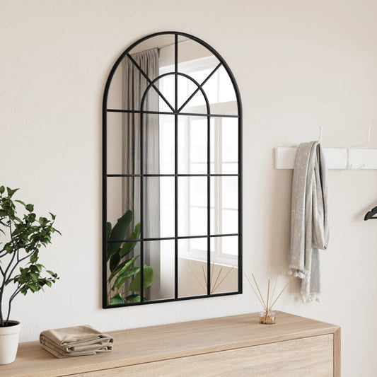 Veggspeil Svart 60x100 cm buet jern