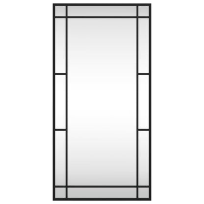 Veggspeil Svart 40x80 cm rektangel jern