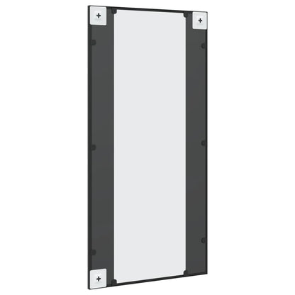 Veggspeil Svart 50x100 cm rektangel jern