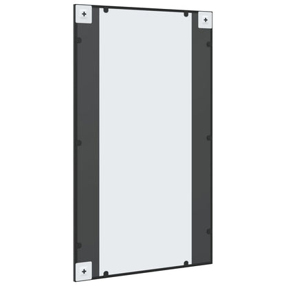 Veggspeil Svart 60x100 cm rektangel jern