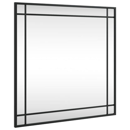 Veggspeil Svart 60x60 cm rektangel jern