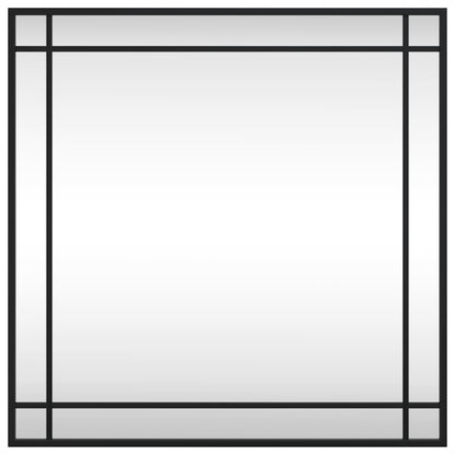 Veggspeil Svart 60x60 cm rektangel jern