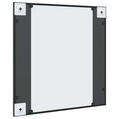 Veggspeil Svart 60x60 cm rektangel jern