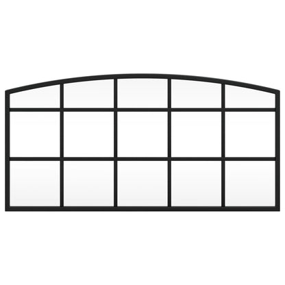 Veggspeil Svart 60x30 cm buet jern