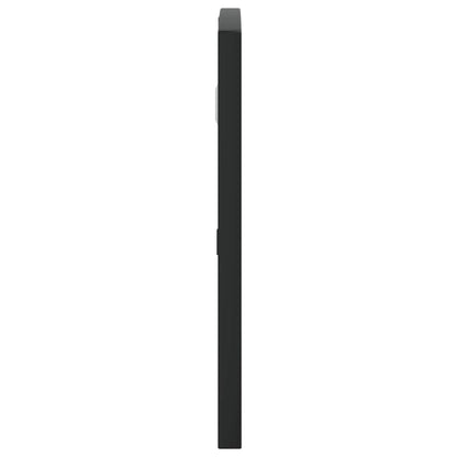 Veggspeil Svart 60x30 cm buet jern