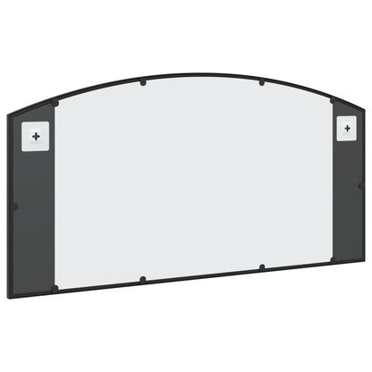 Veggspeil Svart 100x50 cm buet jern