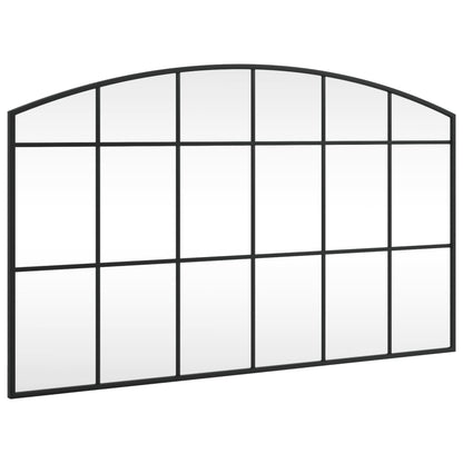 Veggspeil Svart 100x60 cm buet jern