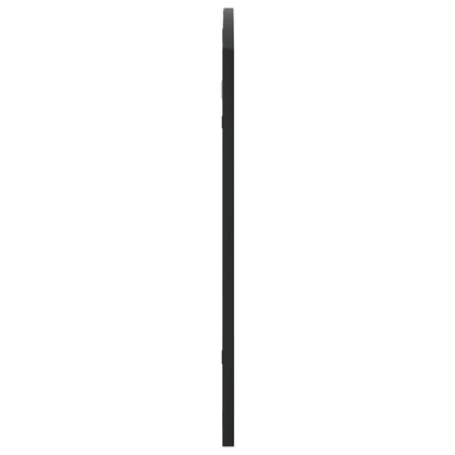 Veggspeil Svart 100x60 cm buet jern