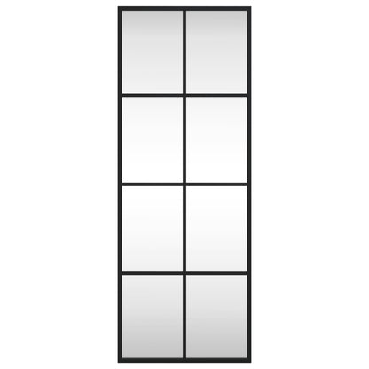 Veggspeil Svart 30x80 cm rektangel jern