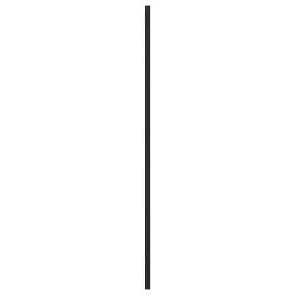Veggspeil Svart 30x80 cm rektangel jern