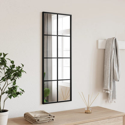 Veggspeil Svart 30x80 cm rektangel jern