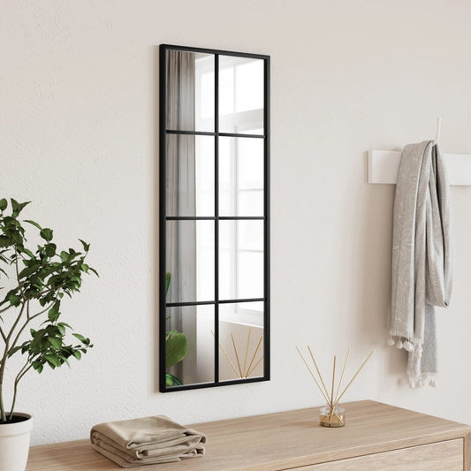 Veggspeil Svart 30x80 cm rektangel jern