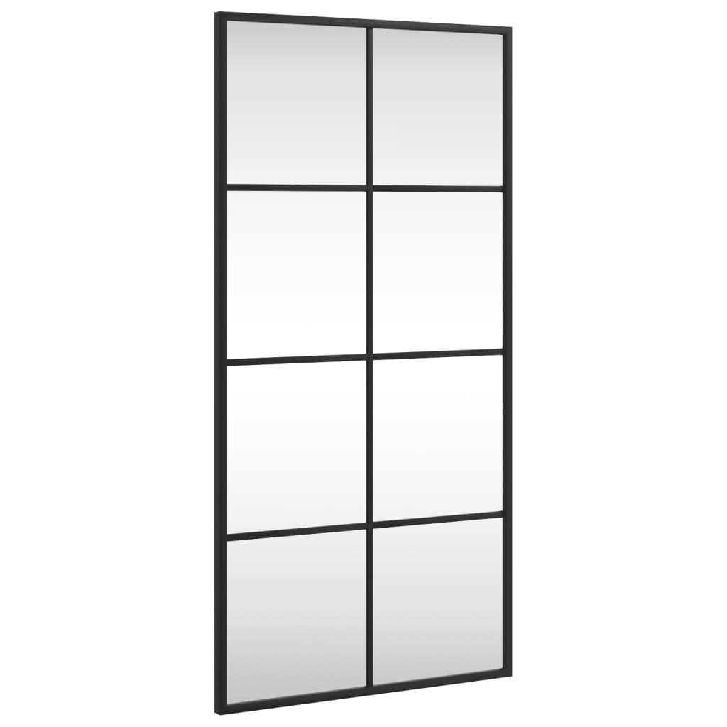 Veggspeil Svart 40x80 cm rektangel jern
