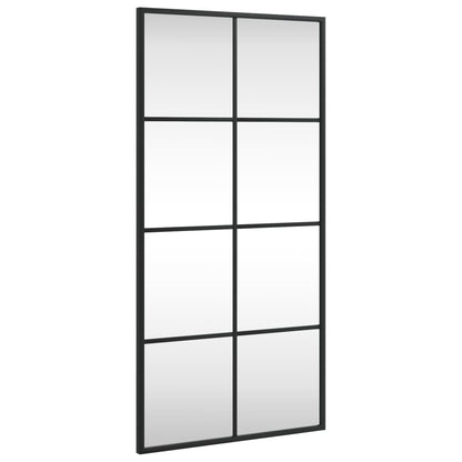 Veggspeil Svart 40x80 cm rektangel jern