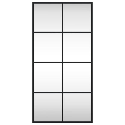 Veggspeil Svart 40x80 cm rektangel jern