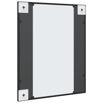 Veggspeil Svart 50x60 cm rektangel jern
