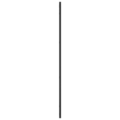 Veggspeil Svart 50x100 cm rektangel jern