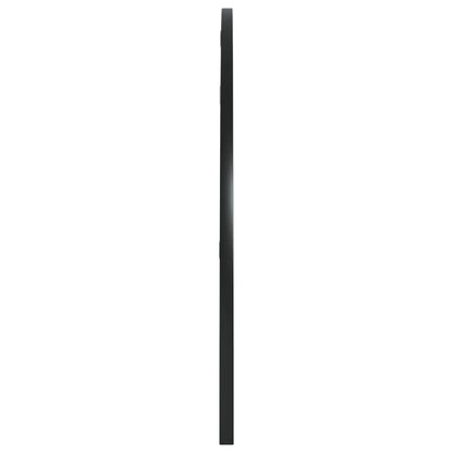Veggspeil Svart 100x50 cm buet jern