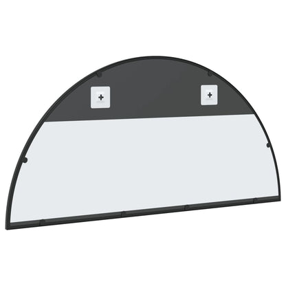 Veggspeil Svart 100x50 cm buet jern