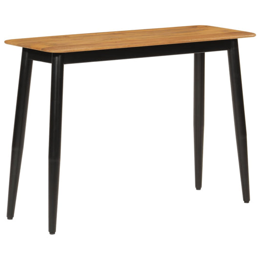 Avlastningsbord Konsollbord Tre 110x40x76 cm heltre mango og jern
