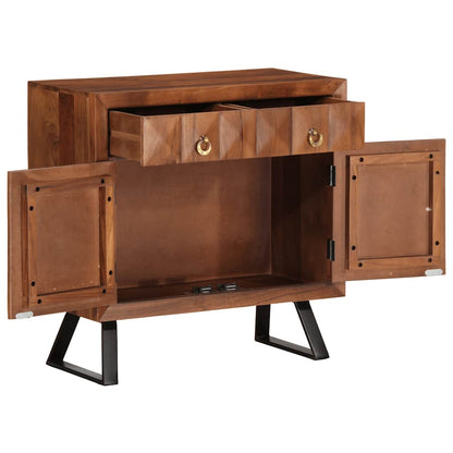 Kommode Honningbrun 70x35x70 cm heltre akasie