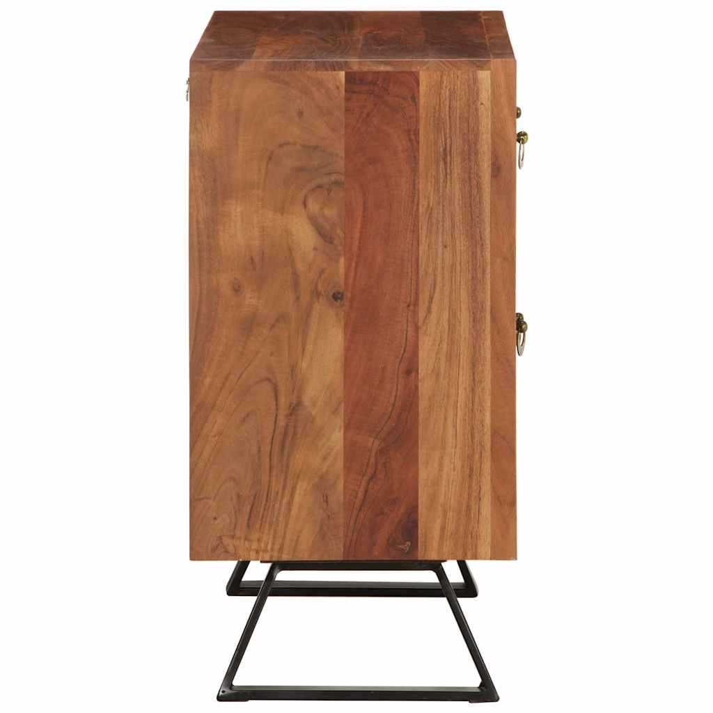 Kommode Honningbrun 70x35x70 cm heltre akasie
