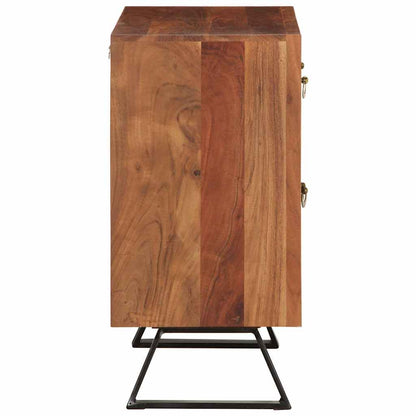 Kommode Honningbrun 70x35x70 cm heltre akasie
