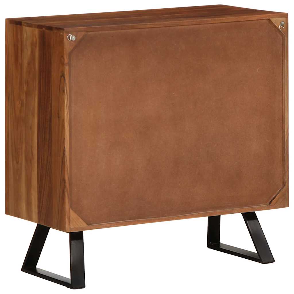 Kommode Honningbrun 70x35x70 cm heltre akasie