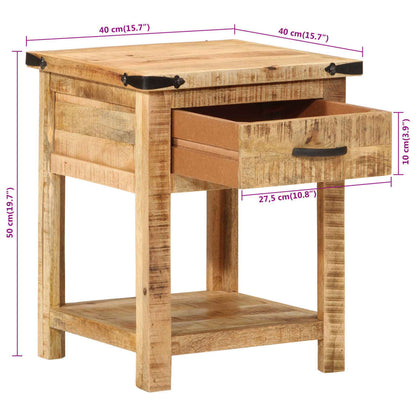 Nattbord Sengbord Tre heltre mangotre 40x40x50 cm