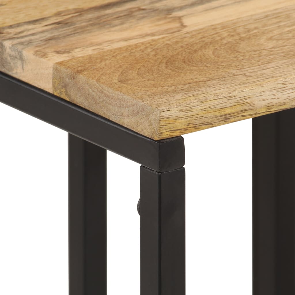 Sidebord Tre Stablebare 3 stk heltre akasie
