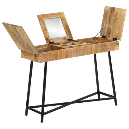 Sminkebord Tre 105x35x75 cm grovt heltre mangotre