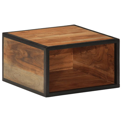 Nattbord Sengbord Tre Veggmontert 35x35x20 cm heltre akasie