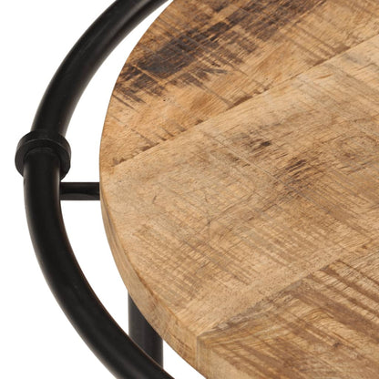 Sidebord Tre Stablebare 3 stk grovt heltre mangotre