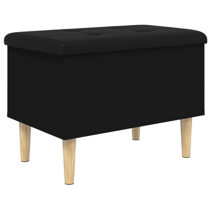 Oppbevaringsbenk Svart 62x42x46 cm