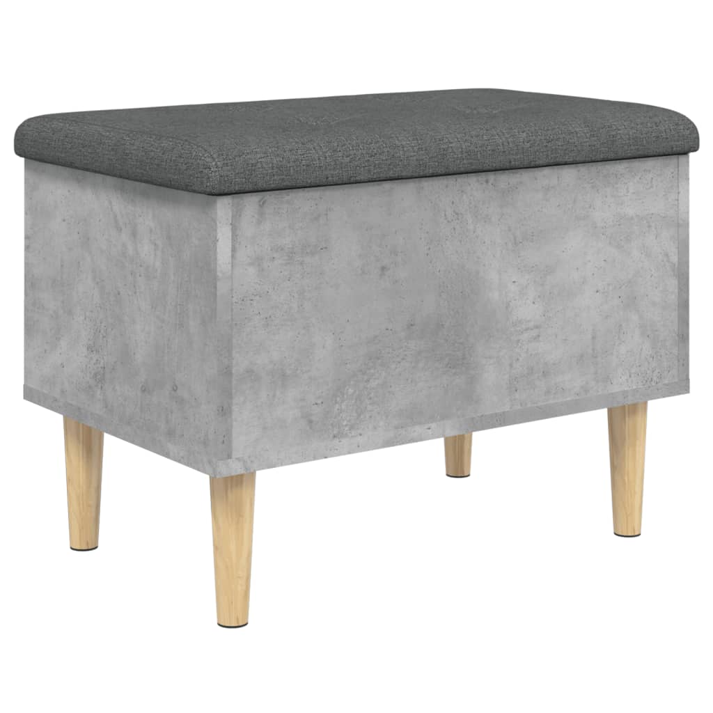Skoskap Skohylle Skobenk Betonggrå 62x42x46 cmr