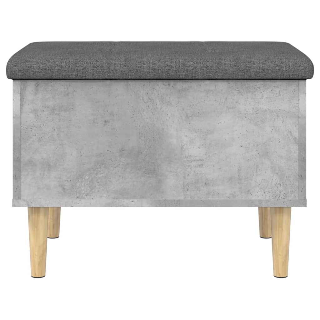 Skoskap Skohylle Skobenk Betonggrå 62x42x46 cmr