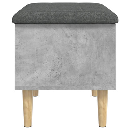 Skoskap Skohylle Skobenk Betonggrå 62x42x46 cmr